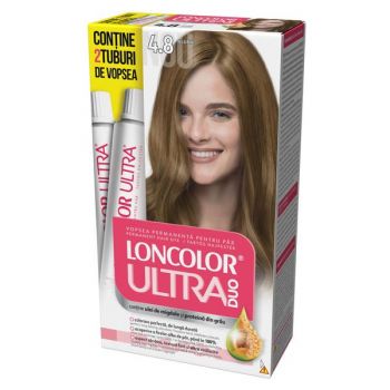 Vopsea Permanenta pentru Par Loncolor Ultra Max, nuanta 4.8 aluna