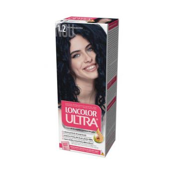 Vopsea Permanenta pentru Par Loncolor Ultra, nuanta 1.2 negru albastru