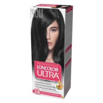 Vopsea Permanenta pentru Par Loncolor Ultra, nuanta 1 negru ieftina