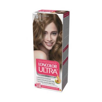 Vopsea Permanenta pentru Par Loncolor Ultra, nuanta 7.0 castaniu deschis ieftina