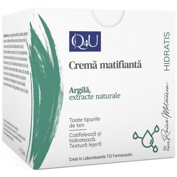 Crema Matifianta pentru Fata Tis Farmaceutic, 50 ml Crema Matifianta pentru Fata Tis Farmaceutic, 50 ml