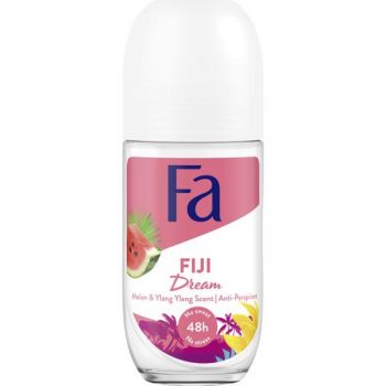 Deodorant Roll-on Antiperspirant Fiji Dream Watermelon & Ylang Ylang 48h Fa, 50 ml