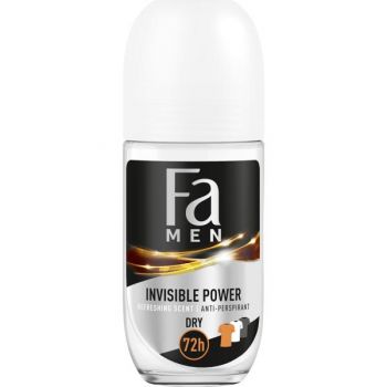 Deodorant Roll-on Antiperspirant pentru Barbati - Fa Men Invisible Power Dry 72 h, 50 ml