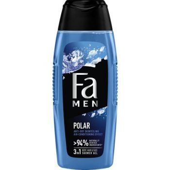 Gel de Dus Polar 3 in 1 pentru Barbati Fa Men, 400 ml