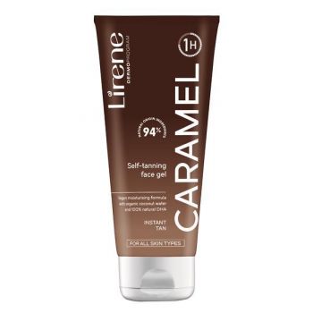 Gel facial autobronzant Lirene Caramel, 75ml de firma original