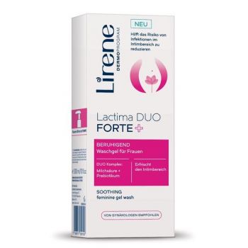 Gel intim LIRENE Lactima Duo Forte+, 300ml