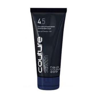 Gel pentru aranjarea parului Estel Haute Couture Sateen, fixare puternica, 100 ml Gel pentru aranjarea parului Estel Haute Couture Sateen, fixare puternica, 100 ml