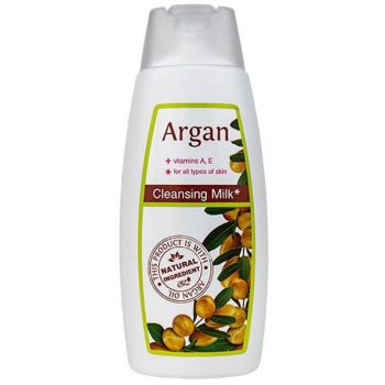 Lapte demachiant cu Vitamine si Ulei de Argan Rosa Impex, 250 ml