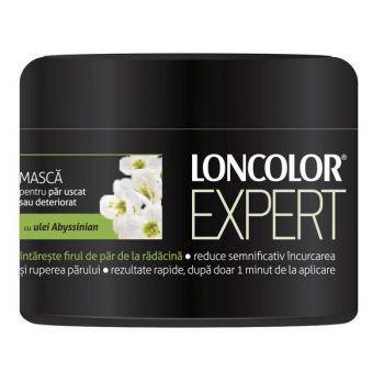 Masca pentru Par Uscat sau Deteriorat cu Ulei Abyssinian Loncolor Expert, 200 ml de firma originala