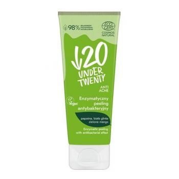 Peeling enzimatic cu efect antibacterian Under20 cu papaina, argila alba si mango verde, 75ml Peeling enzimatic cu efect antibacterian Under20 cu papaina, argila alba si mango verde, 75ml