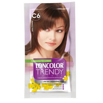 Vopsea Semipermanenta Loncolor Trendy Colors, nuanta C6 saten oriental, 2x 25 ml ieftina