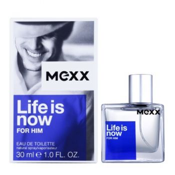 Apa de Toaleta Mexx Life Is Now For Him, Barbati, 30ml ieftina