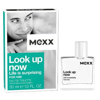 Apa de Toaleta Mexx Look Up Now For Him, Barbati, 30ml de firma originala