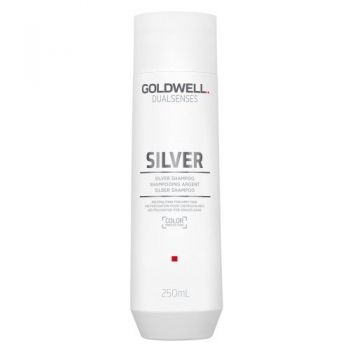 Sampon pentru Par Blond si Grizonat - Goldwell Dualsenses Silver Shampoo 250ml ieftin