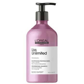 Sampon pentru Par Cret - L'Oreal Professionnel Liss Unlimited Shampoo 500ml
