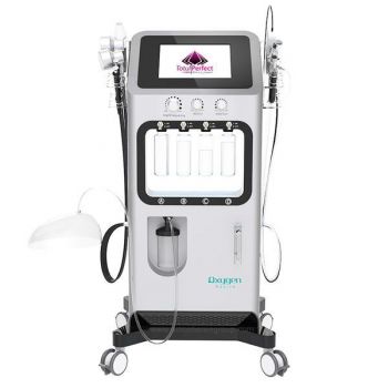 Aparat Facial Oxigen Revive Hidroxigen RF Cooling Indepartare Puncte Negre, Hydra si Diamond Dermoabraziune, Curatare, Hidratare, Lifting Saloane, Indepartarea Acneei, Oxy Spray RF