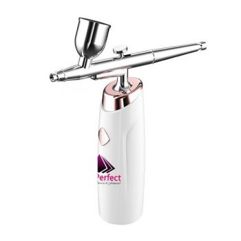 Aparat Tratamente Cosmetice Hidratare Airbrush Spray Pulverizator Multiple Utilizari, Aerograf portabil Nutritie Ten, Lifting, White Wany ieftina