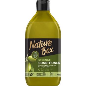 Balsam Fortifiant pentru Par cu Ulei de Masline Presat la Rece - Nature Box Strenght Conditioner with Cold Pressed Olive Oil, 385 ml ieftin