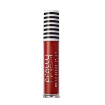Ruj lichid Pretty by Flormar Matte Vermillion 08, 4.5ml Ruj lichid Pretty by Flormar Matte Vermillion 08, 4.5ml