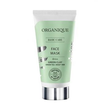 Masca faciala detoxifianta cu namol verde, Organique, 50 ml ieftina