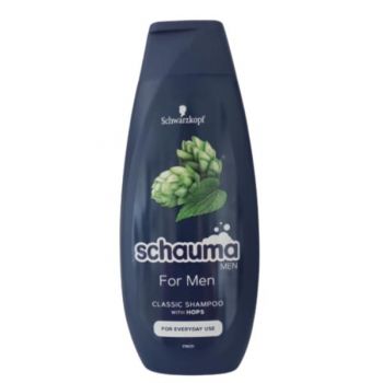 Sampon pentru Barbati - Schwarzkopf Schauma For Men Shampoo for Everyday Use, 400 ml