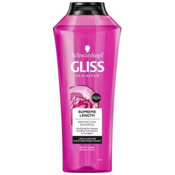 Sampon pentru Par Lung Predispus la Deteriorare si Radacini Grase - Schwarzkopf Gliss Hair Repair Supreme Length Protection Shampoo for Long Hair Prone to Damage & Greasy Roots, 250 ml