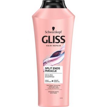 Sampon Reparator pentru Par Deteriorat si Varfuri Despicate - Schwarzkopf Gliss Hair Repair Split End Miracle Sealing Shampoo for Damaged Hair & Split Ends, 400 ml