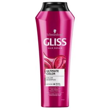 Sampon Reparator pentru Par Vopsit, Nuantat sau cu Suvite - Schwarzkopf Gliss Hair Repair Ultimate Color Shampoo for Coloured, Highlighted Hair, 250 ml