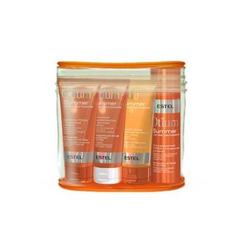 Set cadou trusa cosmetica Vara Estel Otium Summer (Sampon 100ml + Masca 100ml + Spray de par 100ml + Gel de dus 100ml)