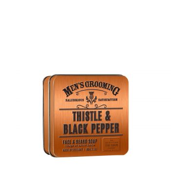Thistle & Black Pepper Face & Beard Soap 100 gr de firma original