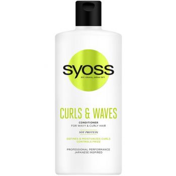 Balsam pentru Par Cret sau Ondulat - Syoss Professional Performance Japanese Inspired Curls & Waves Conditioner for Wavy & Curly Hair, 440 ml la reducere