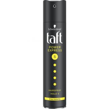 Spray Fixativ cu Fixare Foarte Puternica - Schwarzkopf Taft Power Express Hairspray Hold 5, 250 ml la reducere