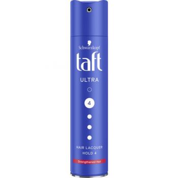 Spray Fixativ cu Fixare Ultra Puternica - Schwarzkopf Taft Ultra Hair Lacquer Hold 4, 250 ml de firma original