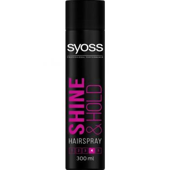 Spray Fixativ pentru Stralucire si Fixare Puternica - Syoss Professional Performance Shine & Hold Hairspray, 300 ml la reducere