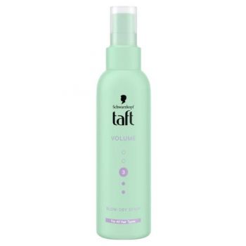 Spray Fixativ pentru Volum si Fixare Puternica pentru Toate Tipurile de Par - Schwarzkopf Taft Volume Blow-Dry-Spray Hold 3 for All Hair Types, 150 ml ieftin