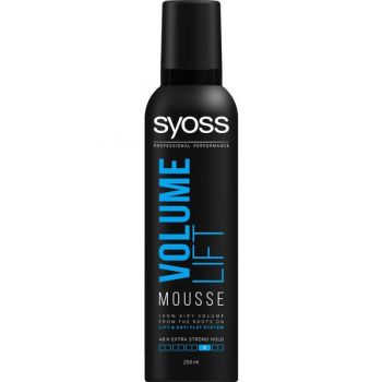 Spuma Modelatoare pentru Volum si Fixare Puternica - Syoss Professional Performance Volum Lift Mousse, 250 ml la reducere