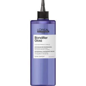 Tratament Concentrat pentru Par Blond- L'oreal Professionnel Serie Expert Blondifier Gloss Professional Concentrate Treatment For Highlighted or Blonde Hair, 400 ml
