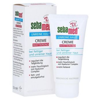 Crema dermatologica matifianta pentru ten acneic, Sebamed 50ml