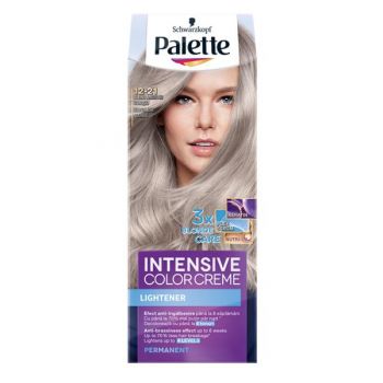 Decolorant de Par Permanent - Schwarzkopf Palette Intensive Color Creme Lightener Permanent, nuanta 12.21 Blond Argintiu Cenusiu ieftin