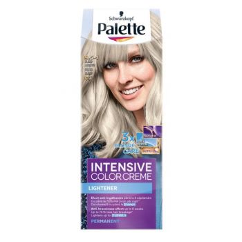 Decolorant de Par Permanent - Schwarzkopf Palette Intensive Color Creme Lightener Permanent, nuanta 9.5-1 (C9) Blond Argintiu