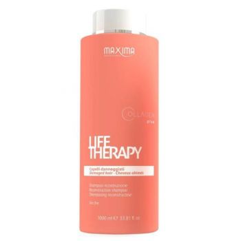 Sampon Reconstructie pentru Par Deteriorat - Maxima Life Therapy Reconstruction Shampoo Damaged Hair, 1000 ml la reducere