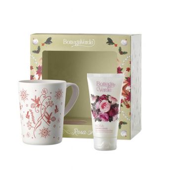 Set cadou femei, relaxare, cu extract de trandafiri Set cadou femei, relaxare, cu extract de trandafiri