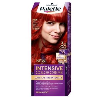 Vopsea de Par Permanenta - Schwarzkopf Palette Intensive Color Creme Long-Lasting Intensity Permanent, nuanta 7-887 (RV6) Rosu Stacojiu ieftina