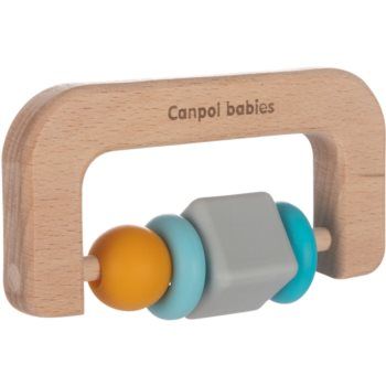 canpol babies Teethers Wood-Silicone jucărie pentru dentiție