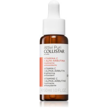 Collistar Attivi Puri Vitamin C + Alfa-Arbutina ser facial cu efect iluminator cu vitamina C