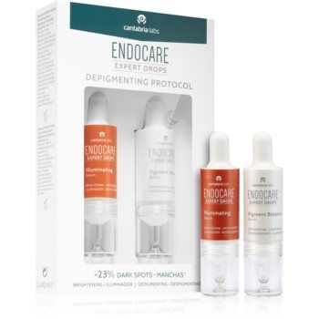 Endocare Expert Drops ser cu efect iluminator pentru uniformizarea nuantei tenului