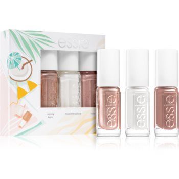 essie mini triopack to the beach, please! lac de unghii 3 pc