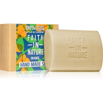 Faith In Nature Hand Made Soap Orange Sapun natural