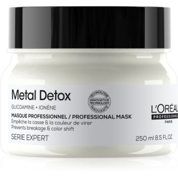 L’Oréal Professionnel Serie Expert Metal Detox mască hrănitoare profundă pentru par vopsit si deteriorat