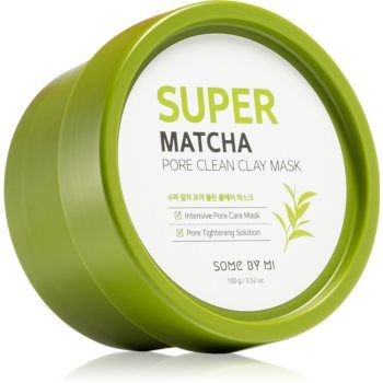 Some By Mi Super Matcha Pore Clean masca facială pentru curatarea tenului pentru micsorarea porilor